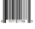 Barcode Image for UPC code 670171117885