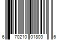 Barcode Image for UPC code 670210018036