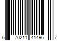 Barcode Image for UPC code 670211414967