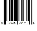 Barcode Image for UPC code 670367004746