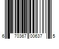 Barcode Image for UPC code 670367006375