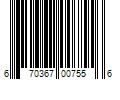 Barcode Image for UPC code 670367007556