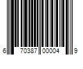 Barcode Image for UPC code 670387000049