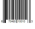 Barcode Image for UPC code 670480100103