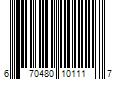 Barcode Image for UPC code 670480101117