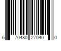 Barcode Image for UPC code 670480270400