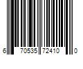 Barcode Image for UPC code 670535724100