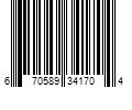 Barcode Image for UPC code 670589341704