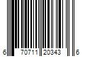 Barcode Image for UPC code 670711203436