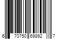 Barcode Image for UPC code 670750698927