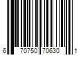 Barcode Image for UPC code 670750706301