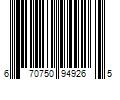 Barcode Image for UPC code 670750949265