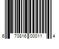 Barcode Image for UPC code 670816000114