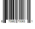 Barcode Image for UPC code 670862700631