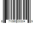 Barcode Image for UPC code 671095003049