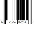 Barcode Image for UPC code 671252022647