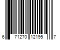 Barcode Image for UPC code 671270121957