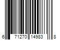 Barcode Image for UPC code 671270149838