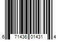 Barcode Image for UPC code 671436014314