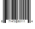 Barcode Image for UPC code 671478601114