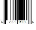 Barcode Image for UPC code 671570111016