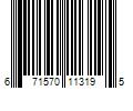 Barcode Image for UPC code 671570113195