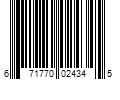 Barcode Image for UPC code 671770024345