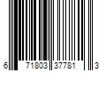 Barcode Image for UPC code 671803377813