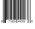 Barcode Image for UPC code 671803440036