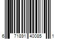 Barcode Image for UPC code 671891400851