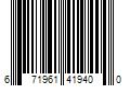 Barcode Image for UPC code 671961419400