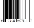 Barcode Image for UPC code 672125047767