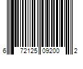 Barcode Image for UPC code 672125092002