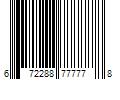 Barcode Image for UPC code 672288777778