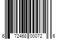 Barcode Image for UPC code 672468000726