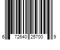 Barcode Image for UPC code 672640257009