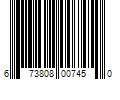 Barcode Image for UPC code 673808007450