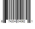 Barcode Image for UPC code 674204040621