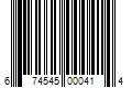 Barcode Image for UPC code 674545000414. Product Name: 