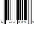 Barcode Image for UPC code 674545000599