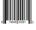 Barcode Image for UPC code 674545000612