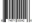 Barcode Image for UPC code 674571000426