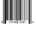 Barcode Image for UPC code 674749103874