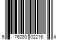 Barcode Image for UPC code 676280022164