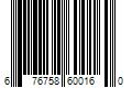 Barcode Image for UPC code 676758600160