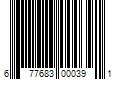 Barcode Image for UPC code 677683000391