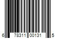 Barcode Image for UPC code 678311001315