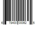 Barcode Image for UPC code 678400000625