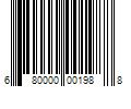 Barcode Image for UPC code 680000001988