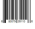 Barcode Image for UPC code 680079351106